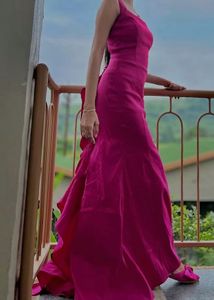 Stunning Fuchsia Mermaid Gown