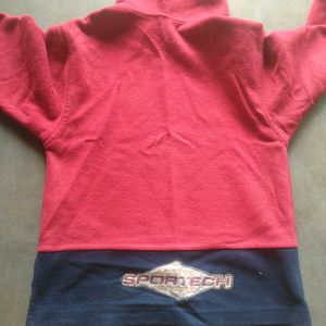 Comfy Red &amp; Blue Hoodie