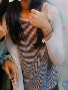 Striped Long Sleeve Top