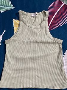 Ribbed Racerback Tank Top