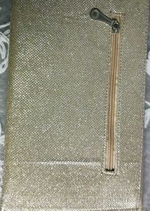 Sparkly Gold Clutch Bag