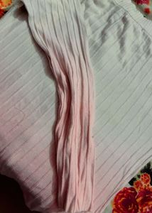 Pink Lace-Up Zip-Up Jacket