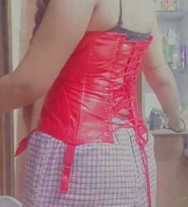 Red Corset top