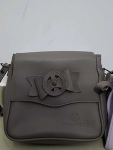 Ted Baker Lavender Shoulder Bag &amp; Grey Bow Ba