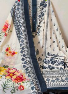 Beautiful Floral Print Dress Material
