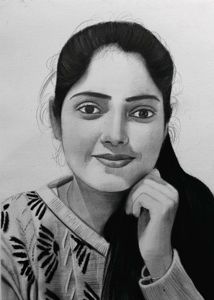 Hand-Drawn Couple Portrait Sketch