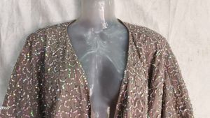 Sparkling Beaded Bolero Jacket