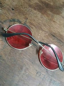 Red Color Circle Goggle