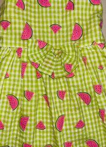 Adorable Watermelon Print Dress