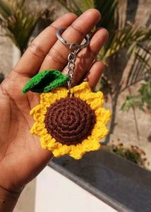 Handmade Crochet Sunflower Accessories | Pick Any