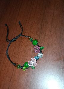 Floral Beaded Bracelet