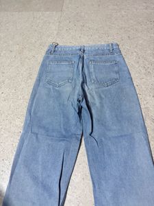 Light Wash Wide Leg Jeans