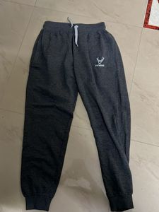 Dark Grey Joggers with Horns Logo