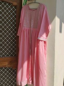 Pink Embroidered Kurta set