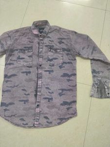 Men's Camouflage Print Casual Shirt