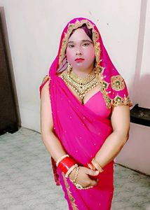 Vibrant Pink Embroidered Saree