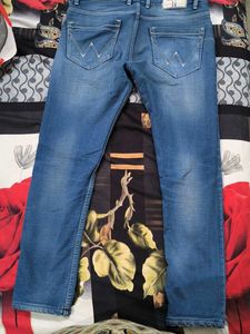 Blue Wash Denim Jeans
