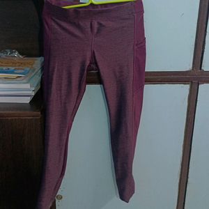 orginal Decathlon Sports pant 28-30size purple colour brand decathlon