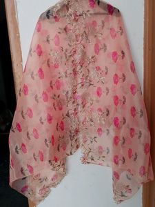 Suit With Cutt Wark Dupatta