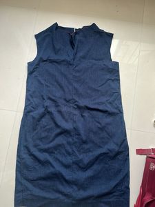Classic Navy Sleeveless Dress