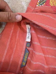 new Embroidered Striped dress