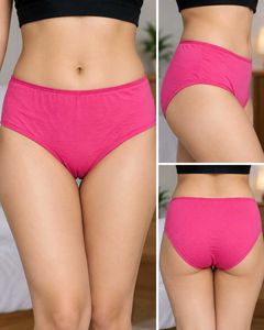 Pink TU High-Waist Briefs – Size 16