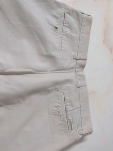 Men's Beige Pant Peter England
