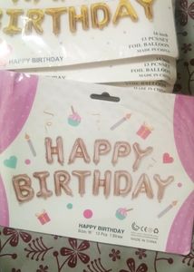 🆕 Happy Birthday Foil Balloons