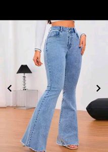 Women's Light Wash Flare Jeans