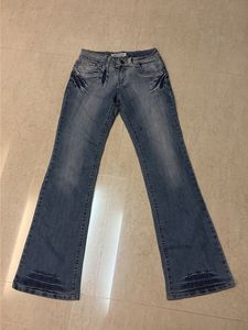 Y2k Vintage Women's Flared Blue Denim Jeans
