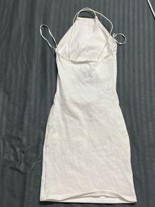 Twisted Halter Neck Mini Dress
