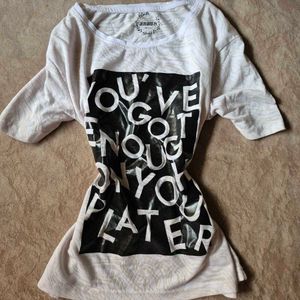 white graphic tshirt