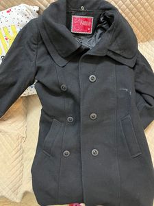 Black Overcoat Size M