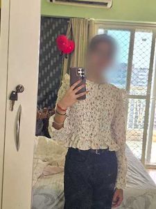 Floral Smocked Peplum Top