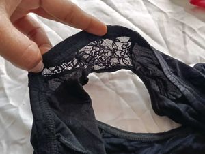 mesh. Classic Black Briefs