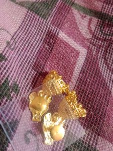 Elegant Gold Jhumka Earrings