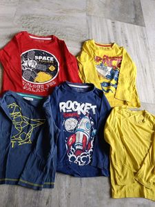 Boys Long Sleeve T-Shirts Bundle
