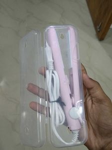 Mini Pink Hair Straightener