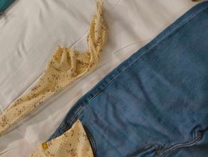 Floral Print Wrap Blouse