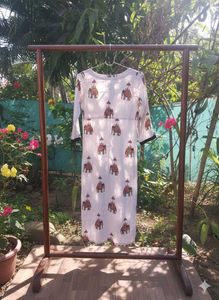Elephant Print Dress