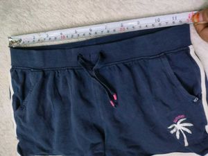 Cozy Navy Palm🥰 Tree Shorts