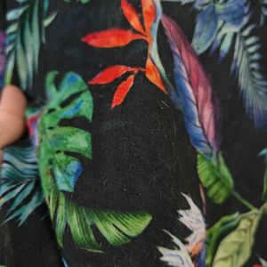 Tropical beach coverup