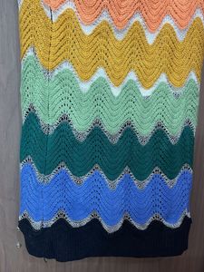 Boho Chevron Knit skirt free size