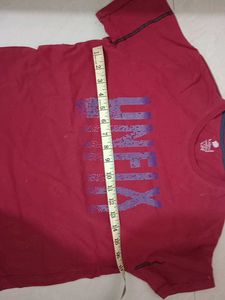 Men's Red Graphic T-Shirt
