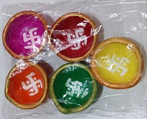 Handmade Earthen Clay Mitti Diye (Set of 6)