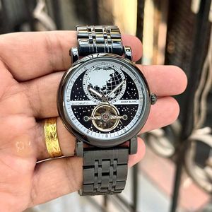 MONTBLANC HERITAGE – BLACK WORLD TIME AUTOMATIC WA