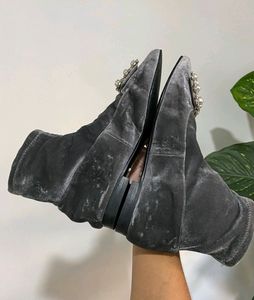 Velvet Sock Boot