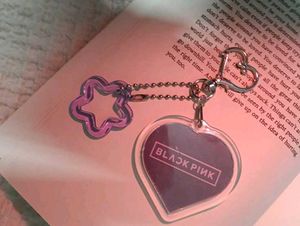Blackpink Heart & Star Keychain