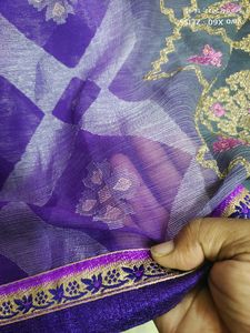 Brand New Saree Wid Blouse Freebie