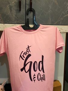 Pink "Trust God &amp; Chill" T-Shirt